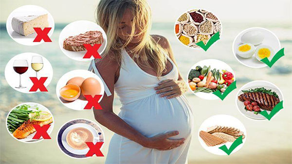 Những thực phẩm nên tránh khi mang thai 