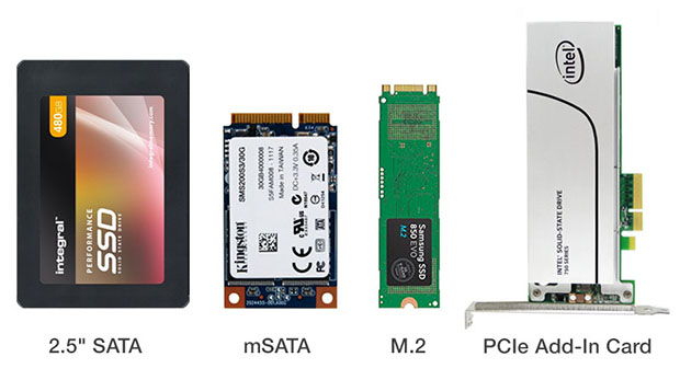Hình dáng của ổ dĩa SSD