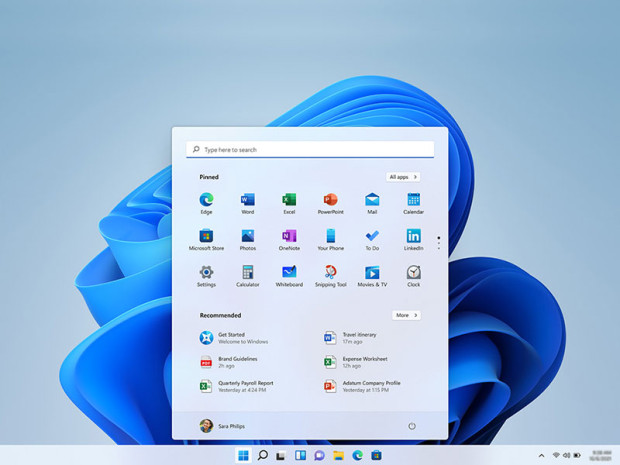 Màn hình Desktop của Hệ điều hành Windows 11