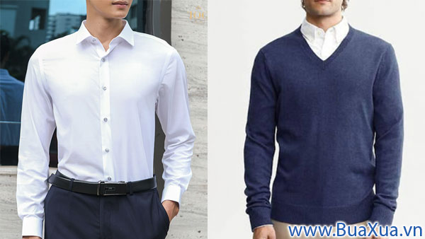 Áo sơmi trắng hợp với mọi thứ