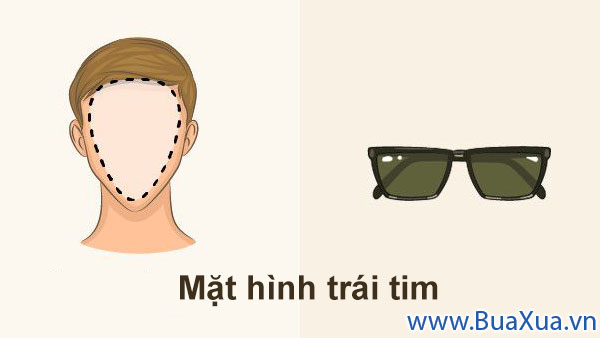 Chọn kính mát hợp với khuôn mặt hình trái tim