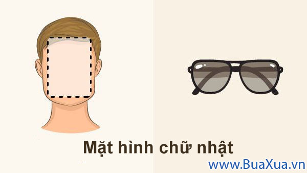 Chọn kính mát hợp với khuôn mặt hình vuông