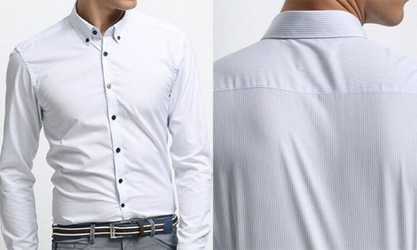 Một chiếc áo sơmi được coi là đẹp khi nó ôm vừa vai và lưng của người mặc