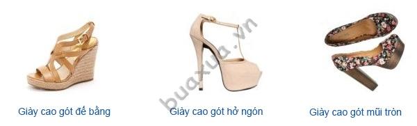 Giày cho dáng người đồng hồ cát