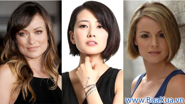 Kiểu tóc cho khuôn mặt hình chữ nhật
