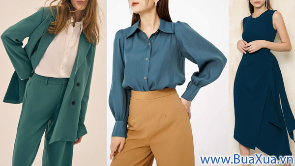 Trang phục màu xanh cổ vịt
