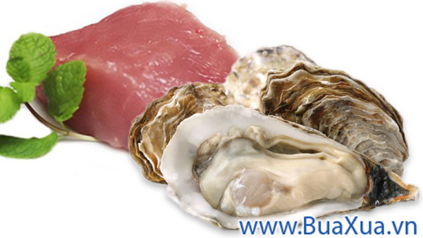 Canh thịt lợn, hàu biển