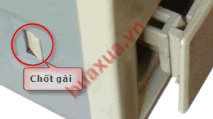 Mở mặt nạ phía trước của ổ dĩa