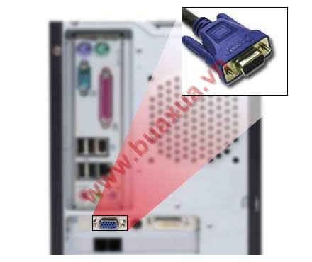 Cổng kết nối với màn hình chuẩn VGA
