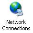 Nhấp đúp chuột vào biểu tượng Network Connections