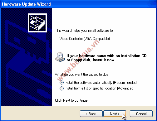 hardware update wizard