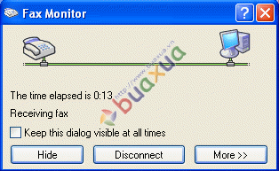 Fax monitor