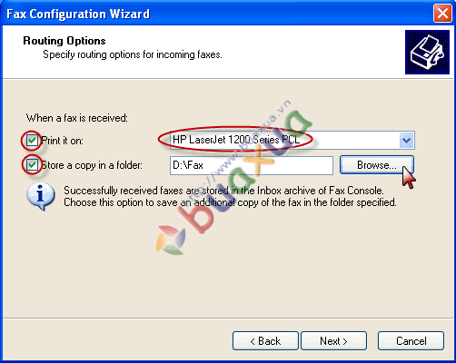 Routing options