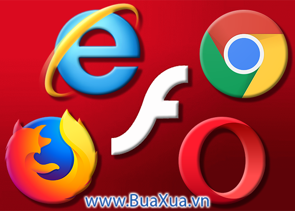 Cài đặt Flash cho các trình duyệt web Internet Explorer - Chrome - Opera - Firefox