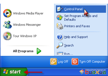 Start Menu - Control Panel