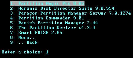 Chọn Partition Magic