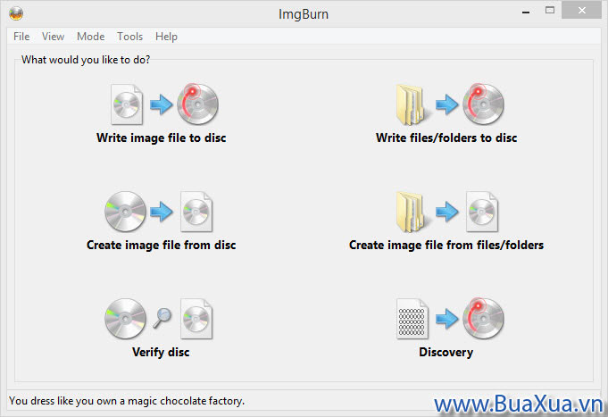 Phần mềm tiện ích ImgBurn