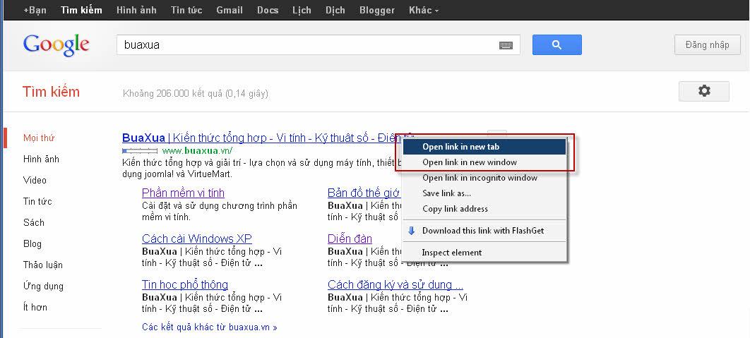 Open link in new tab