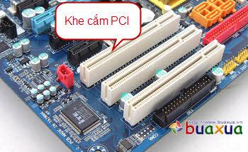 Xác định khe cắm chuẩn PCI
