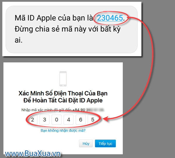 Xác minh số điện thoại của bạn