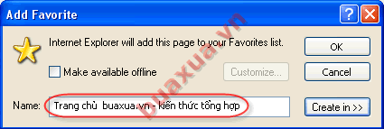 Đặt tên cho địa chỉ trang web