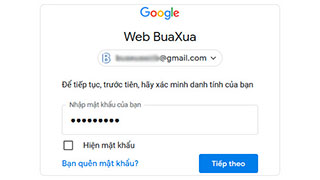 Cách đổi mật khẩu cho tài khoản Google