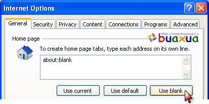 Use blank