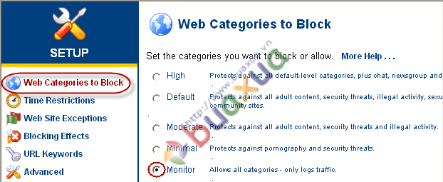 Tạm ngưng chức năng ngăn chặn trang web xấu