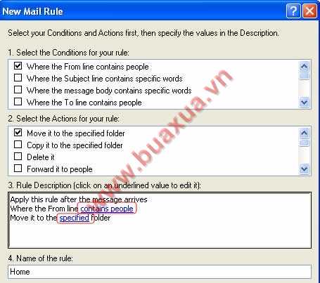 New Mail Rules
