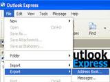 Cách sao lưu dữ liệu trong chương trình Outlook Express