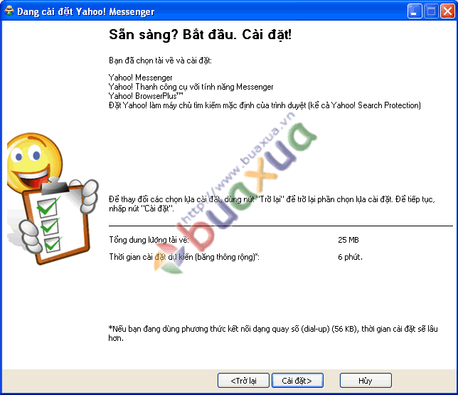 Cài đặt Yahoo! Messenger