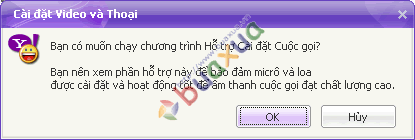 Chương trình Hỗ trợ cài đặt cuộc gọi