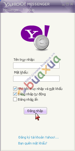Đăng nhập Yahoo! Messenger