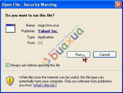 File open security warning