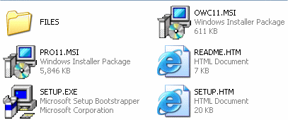 Chạy tập tin SETUP.EXE để cài đặt MS Office 2003