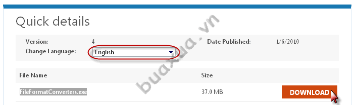 Cách mở các tập tin Office 2007 trên các phiên bản Office 2000, XP, 2003 -  