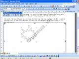 Cách làm giấy nhãn bằng AutoShapes trong MS Word 2003