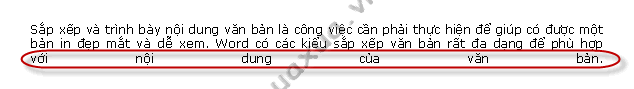 Các dòng được kết thúc bằng dấu ngắt dòng trong cùng một đoạn sẽ có định dạng giống nhau