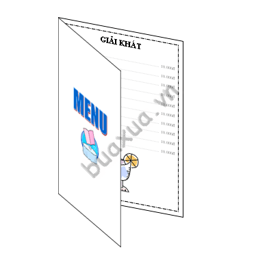 Cách làm menu gấp bốn mặt bằng chương trình ms word 2003  httpsamthuc247net