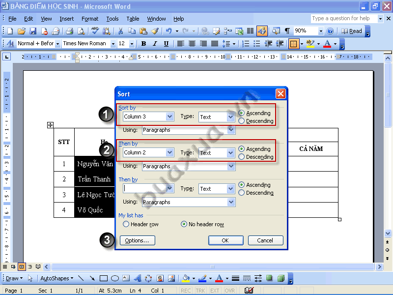 Word 2003, 