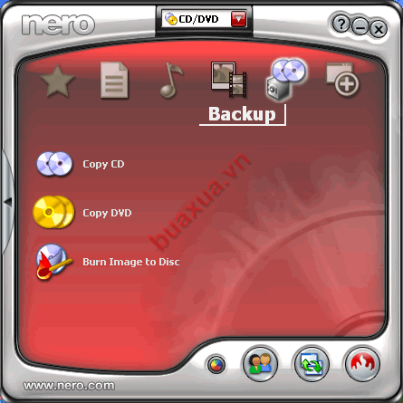 Backup: Sao lưu dữ liệu.