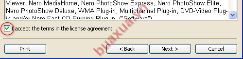 I accept the term in the license agreement
