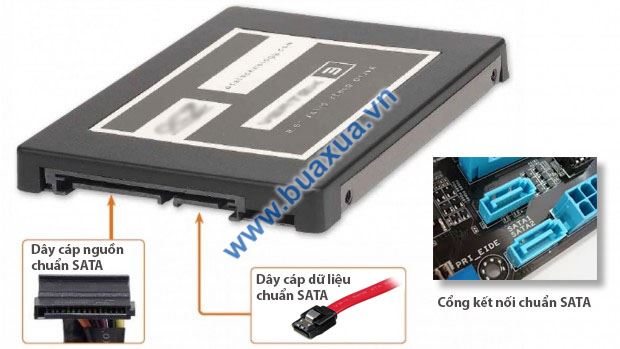 Ổ dĩa SSD chuẩn kết nối SATA
