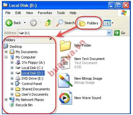 Quản Lý Tập Tin Và Thư Mục Trong Windows Xp - Buaxua.Vn