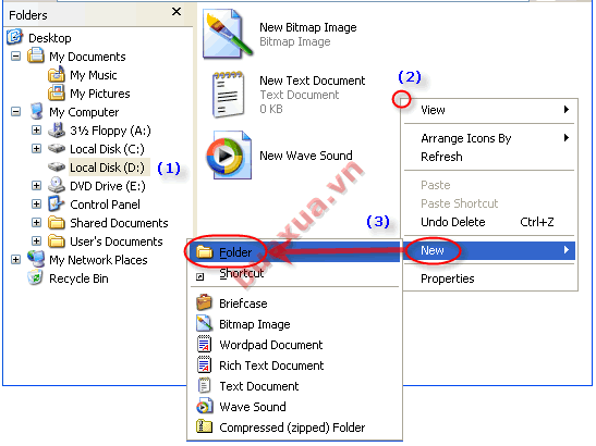 Quản Lý Tập Tin Và Thư Mục Trong Windows Xp - Buaxua.Vn