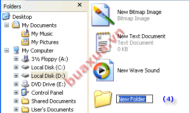 Quản Lý Tập Tin Và Thư Mục Trong Windows Xp - Buaxua.Vn