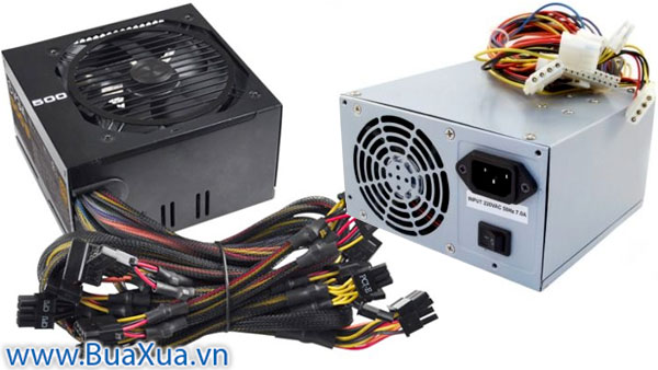 Bộ nguồn trong máy vi tính chuyển đổi từ nguồn điện nhà thành loại nguồn điện mà máy vi tính cần