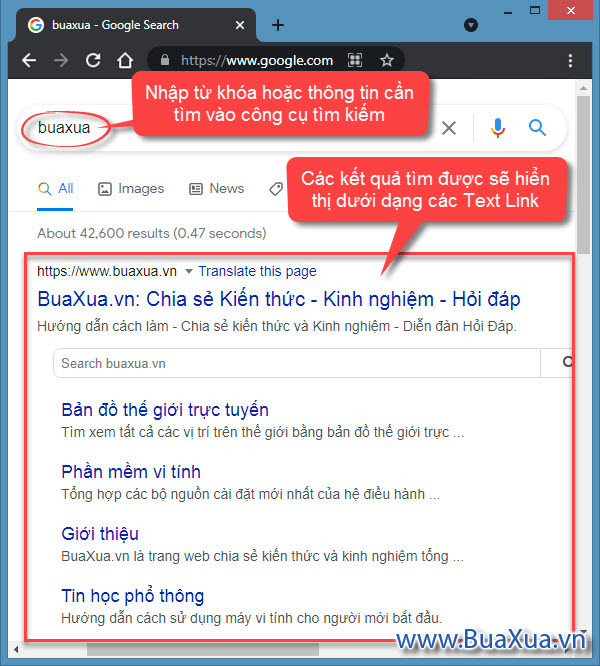 Trang Web hỗ trợ tìm kiếm thông tin trên Internet