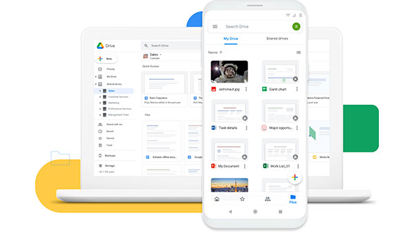 Dịch vụ lưu trữ tập tin - File storage của Google Drive