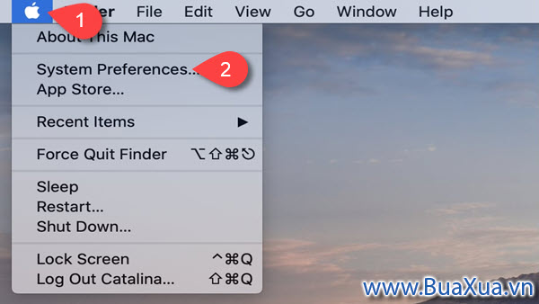 Điều chỉnh cài đặt máy vi tính trong macOS